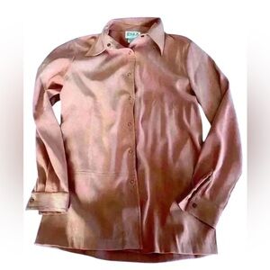 Jessica button down blouse  pink size 6-8